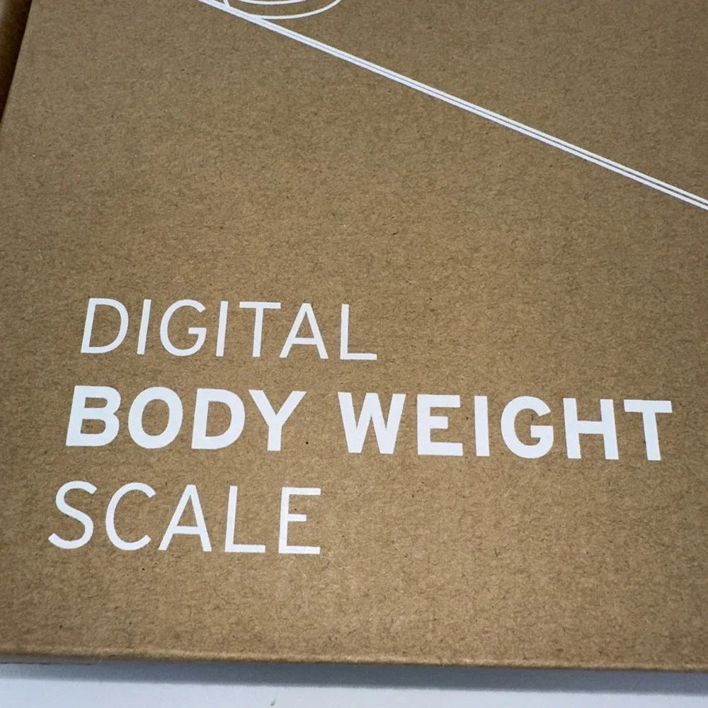 Etekcity Digital Body Weight Scale EB4473C Glass 400lb LCD Open Box Step On Tech